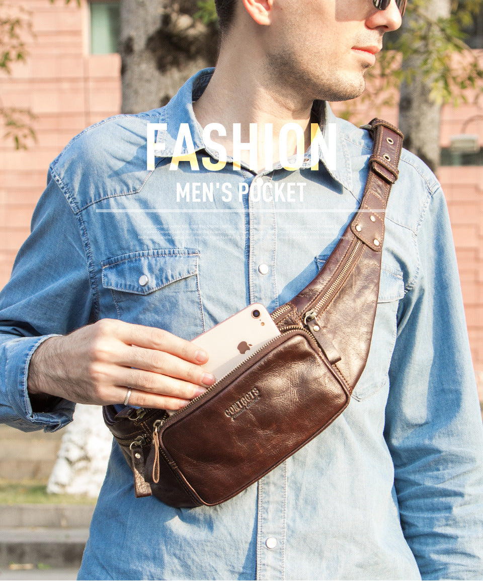 Classic Leather Fanny Pack