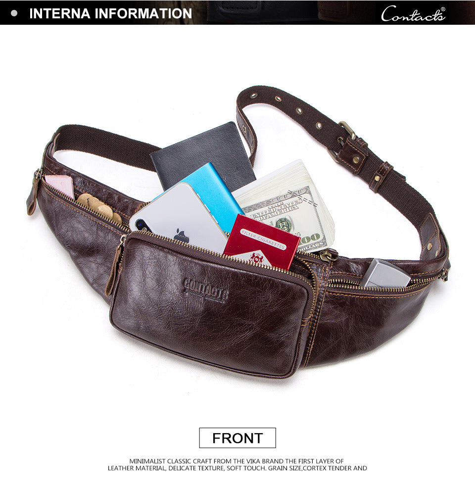 Classic Leather Fanny Pack