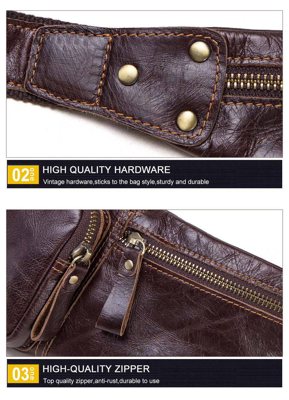 Classic Leather Fanny Pack