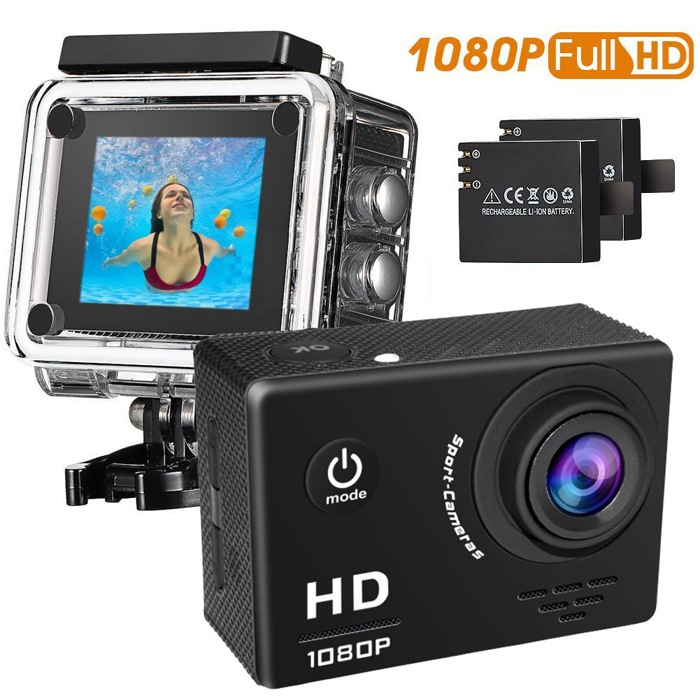 HD 1080P Waterproof Sports Digital Full HD 2 inch LCD Camera