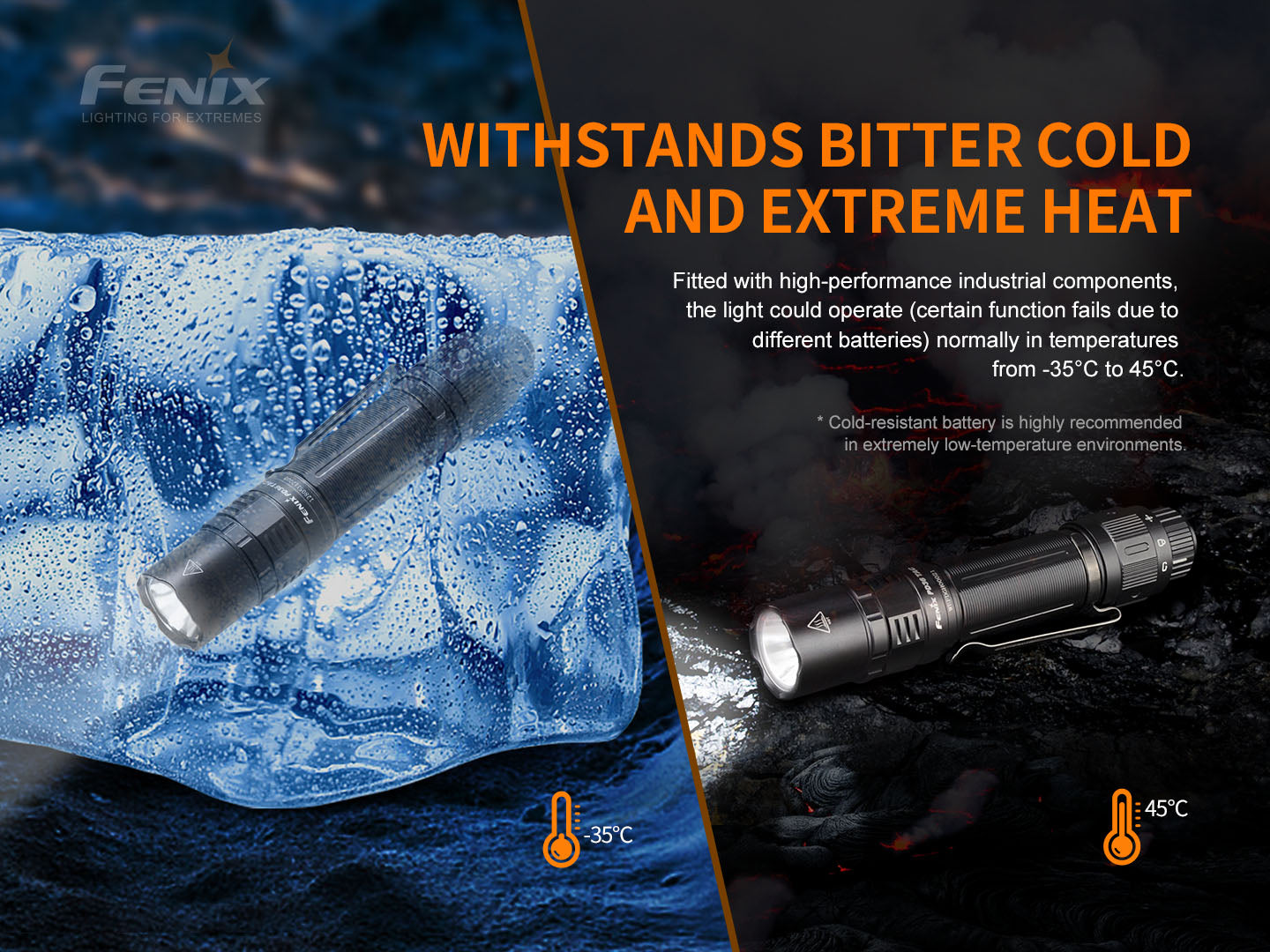 Fenix Tactical Flashlight PD36 Tac
