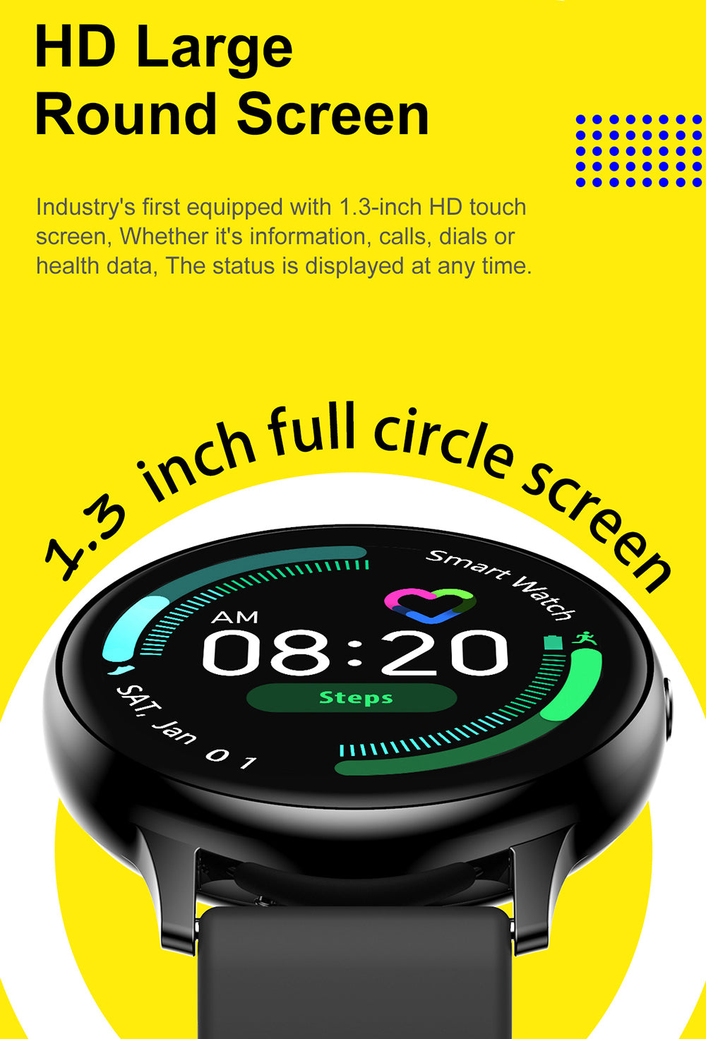 Full Touch Smart Watch Women Waterproof Bracelet ECG Heart Rate Monitor Sleep Monitoring Smartwatch
