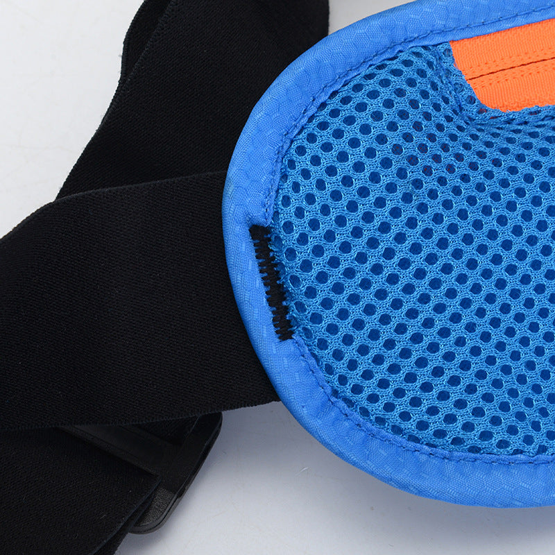 Blue bumbag breathable