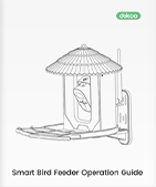 Operation Guide for dokoo bird feeder camera