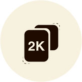 2K HD Camera function icon