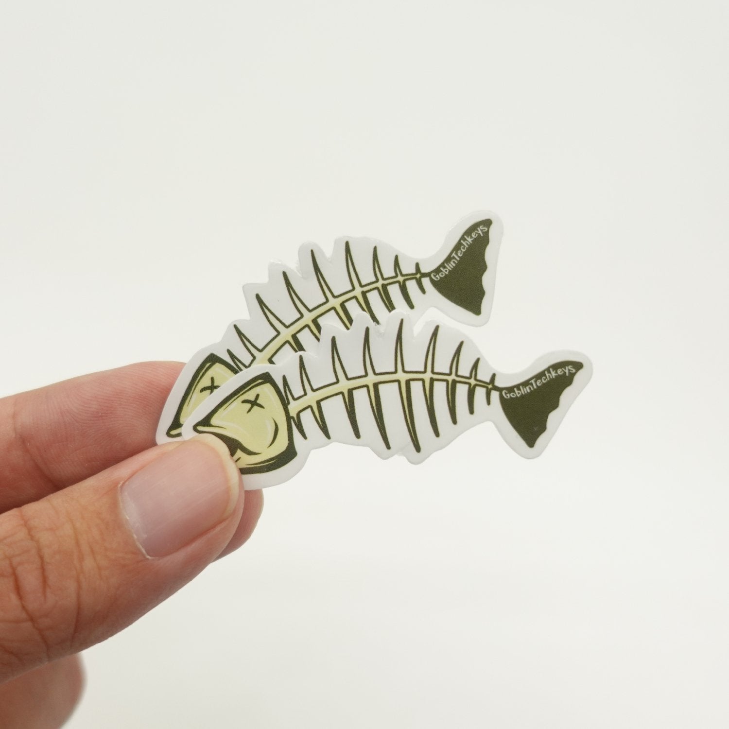 Goblintechkeys Fishbones Sticker (2pcs)