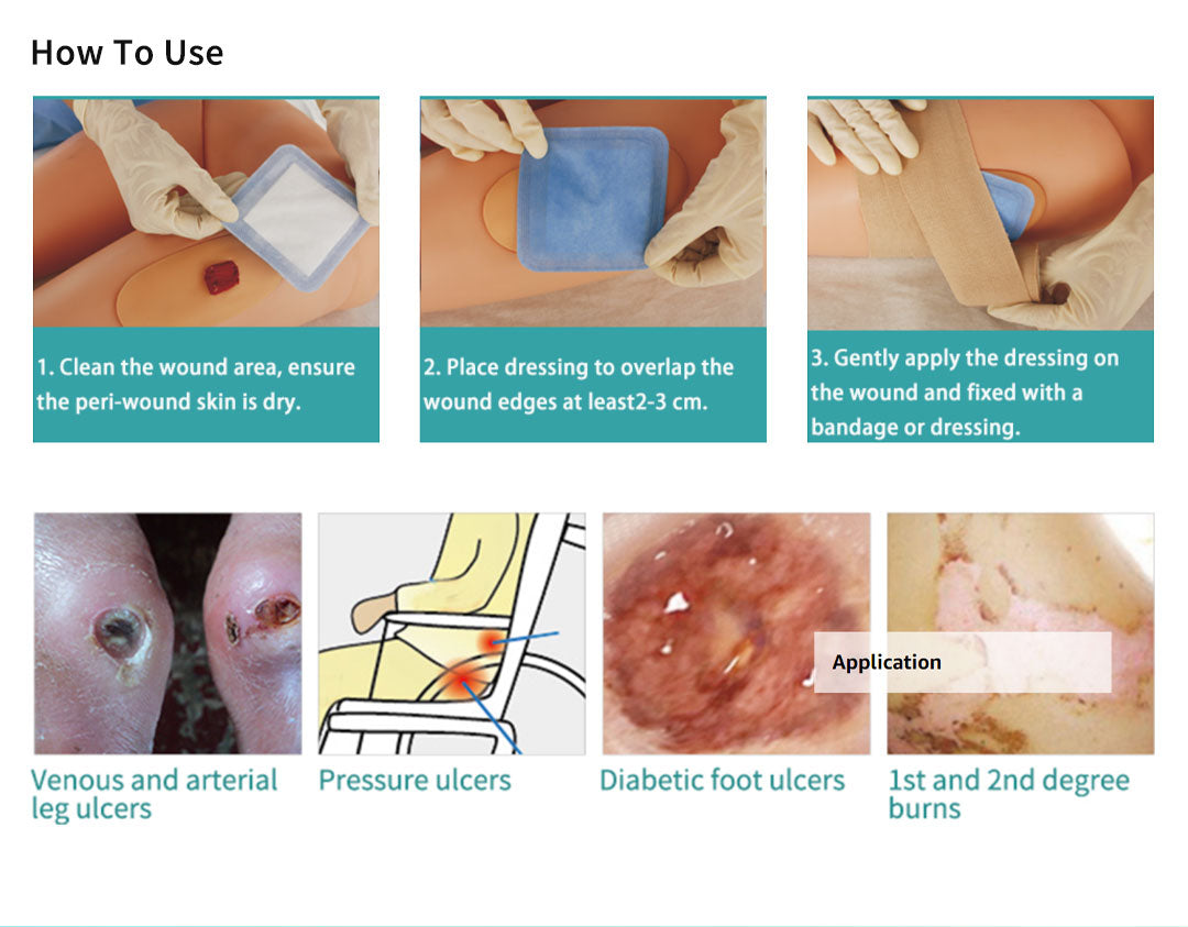 How to use Dimora super absorbent pads for wounds
