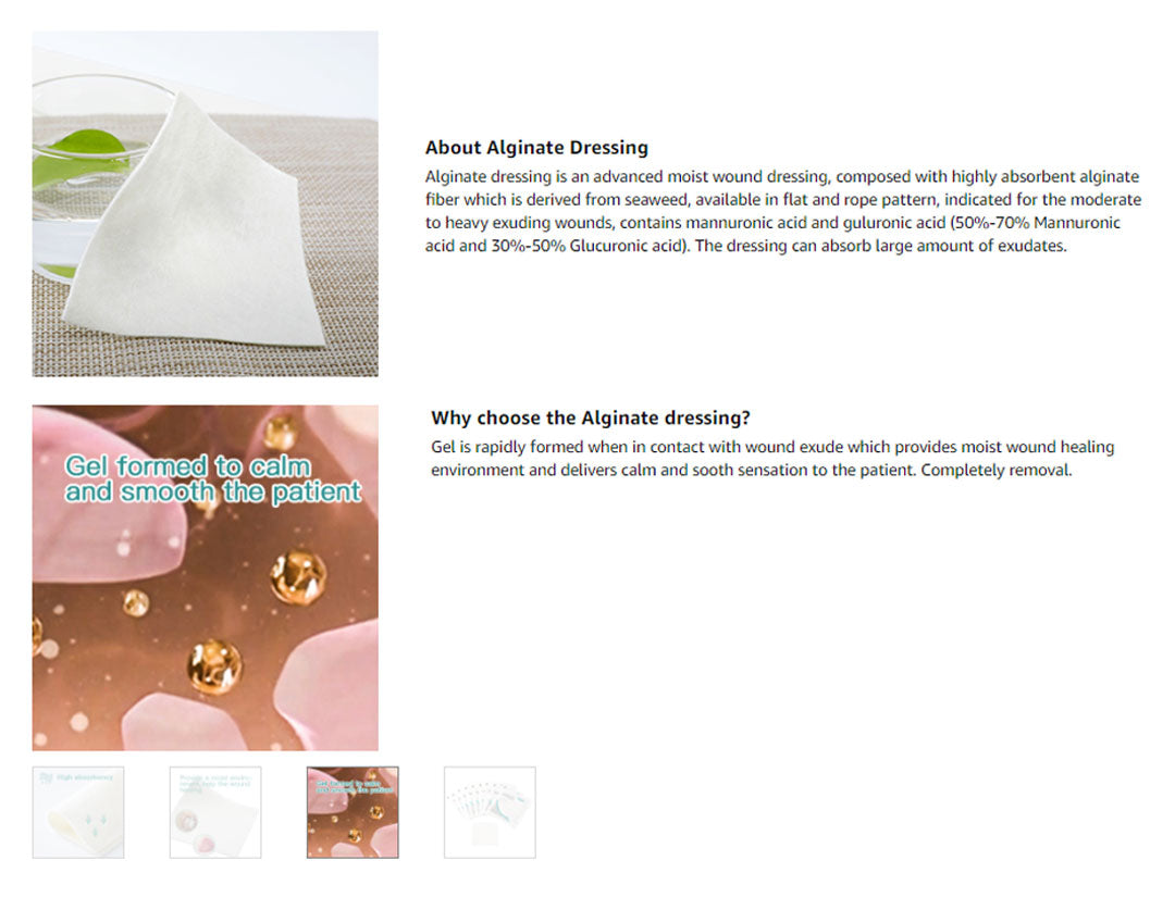 About Dimora Calcium Alginate Wound Dressing and why choose Dimora Calcium Alginate Wound Dressing