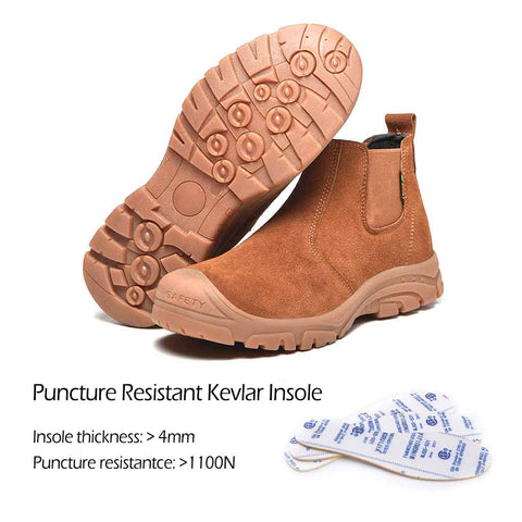 Anti-puncture Kevlar Insole Work Boots