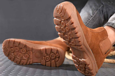 Slip-resistant Rubber Sole Work Boots