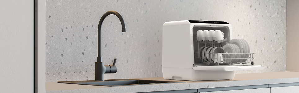 Countertop dishwasher