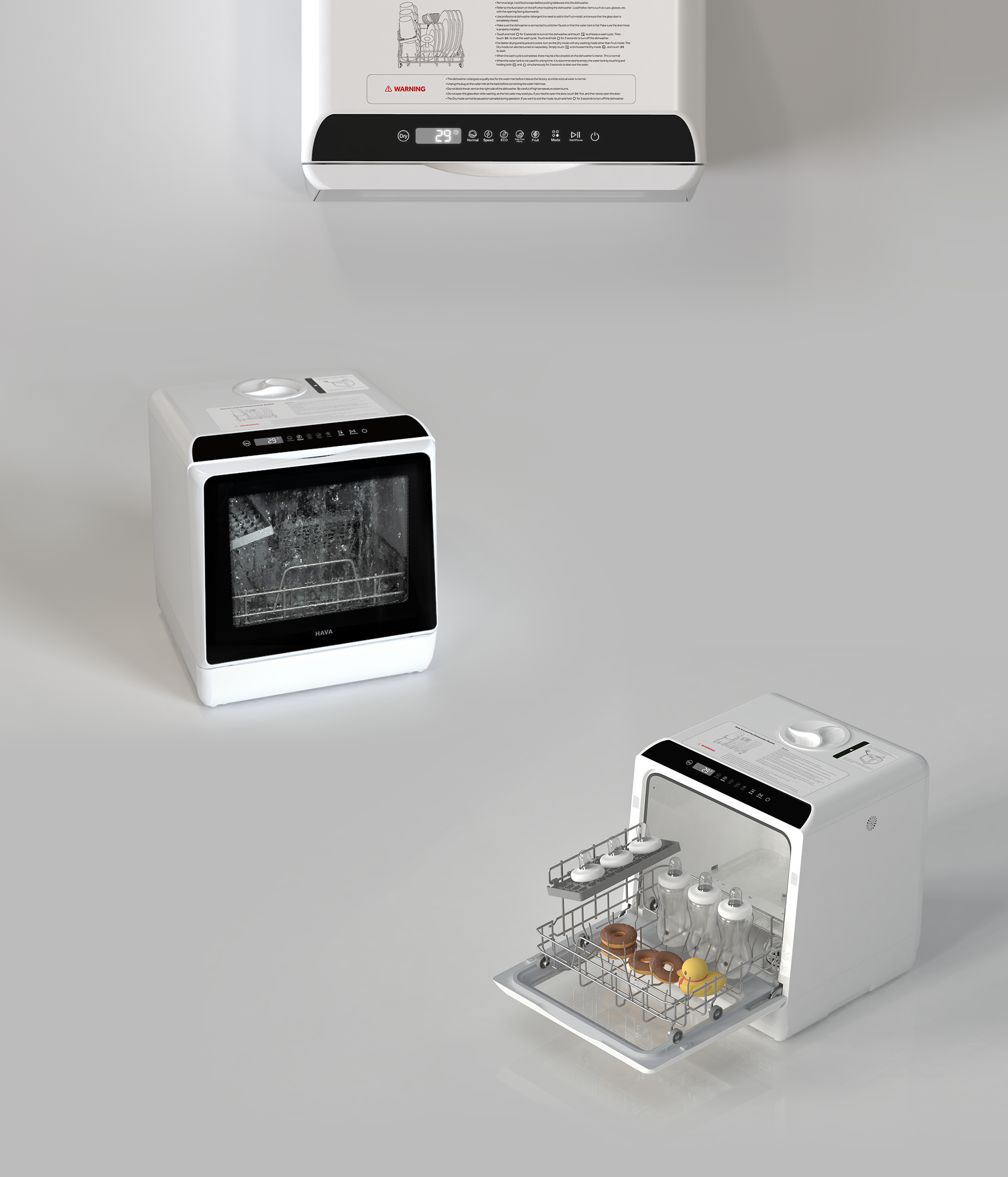 HAVA countertop dishwasher