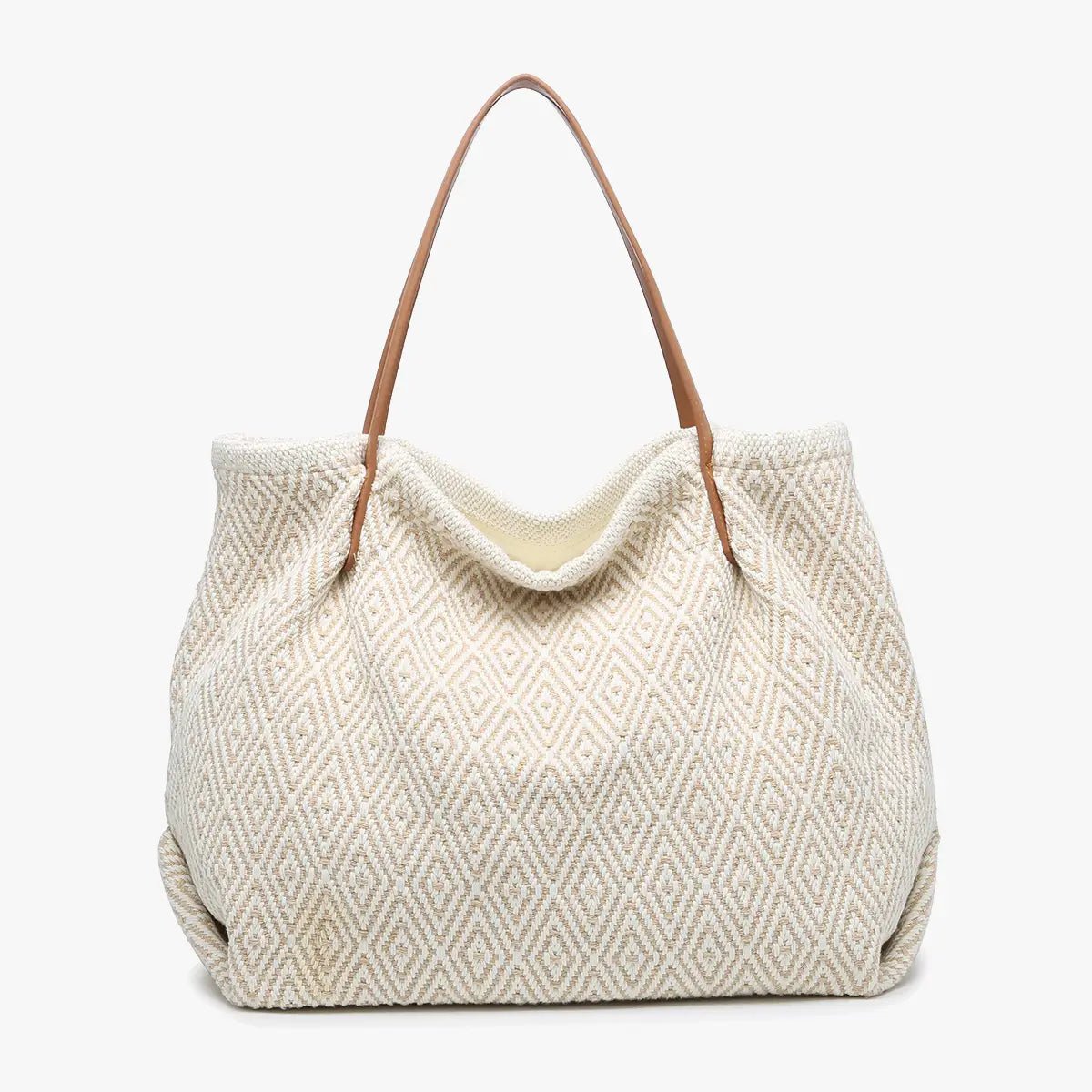 Danielle Boho Cotton Tote w/ Zip Top