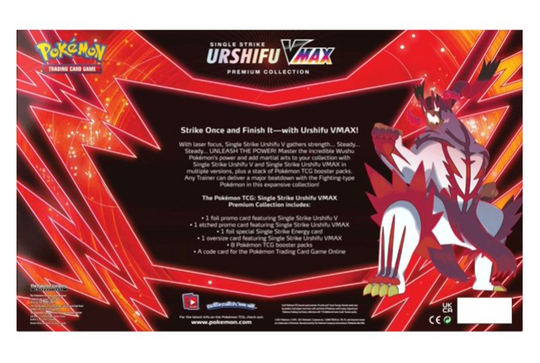 Pokemon TCG Urshifu Single Strike Vmax Premium Collection Box
