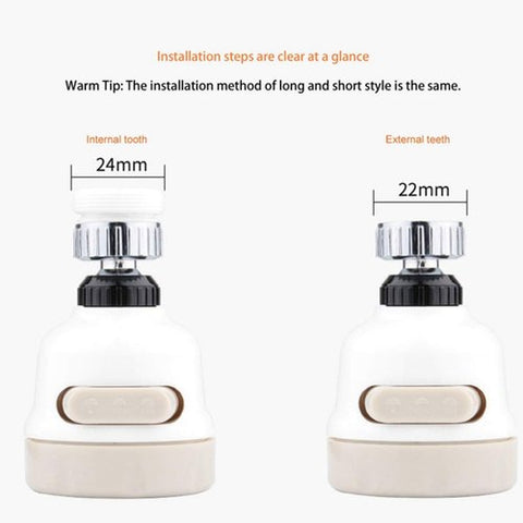 360 Degree Rotatable Faucet