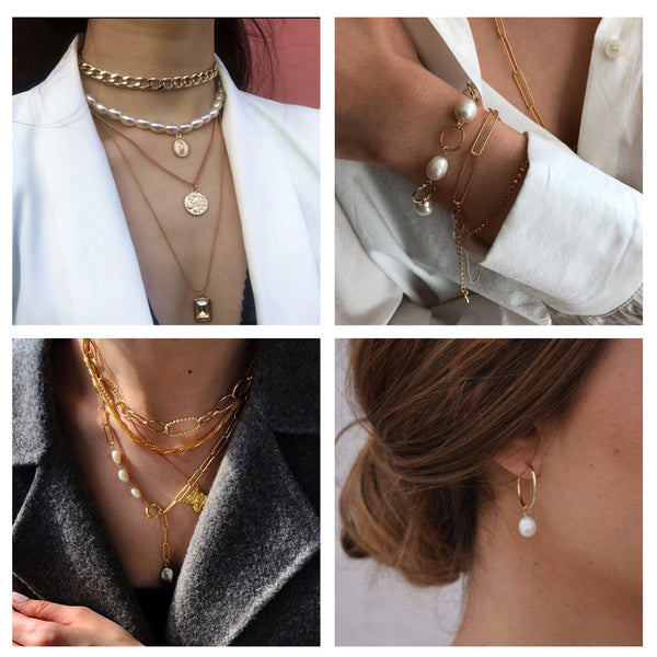 drop shape pearls