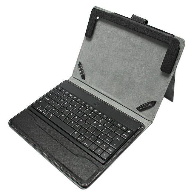 Ultrathin Aluminum Bluetooth keyboard leather Case for 7