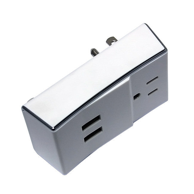 TWO Port USB Home Charger AC Power Plug Wall Plate Adapter For Smartphones, Tablets and other USB Devices
