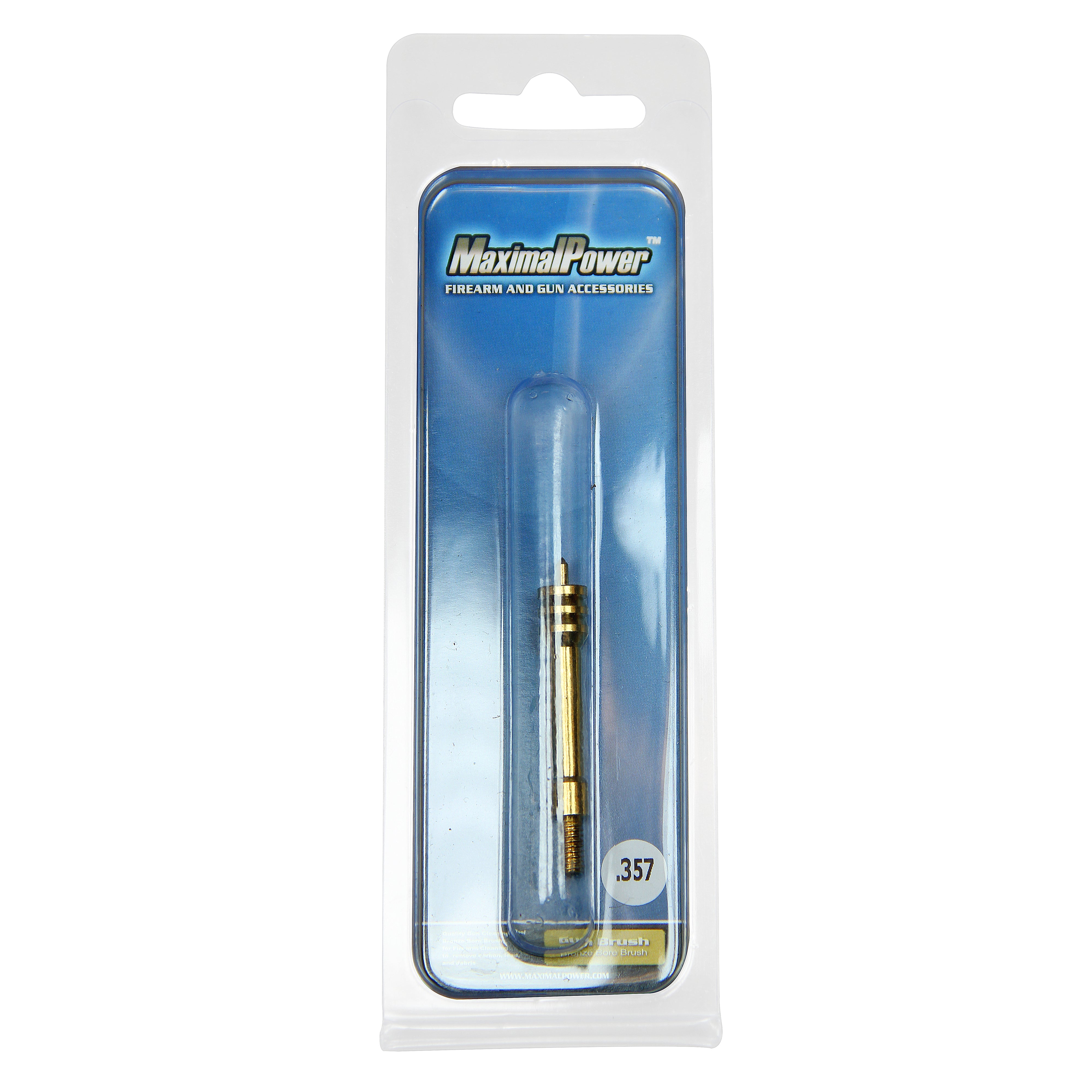 MaximalPower? Gun Cleaning Jag .357 Caliber 8-32 Threaded Brass 6460-357 Brush