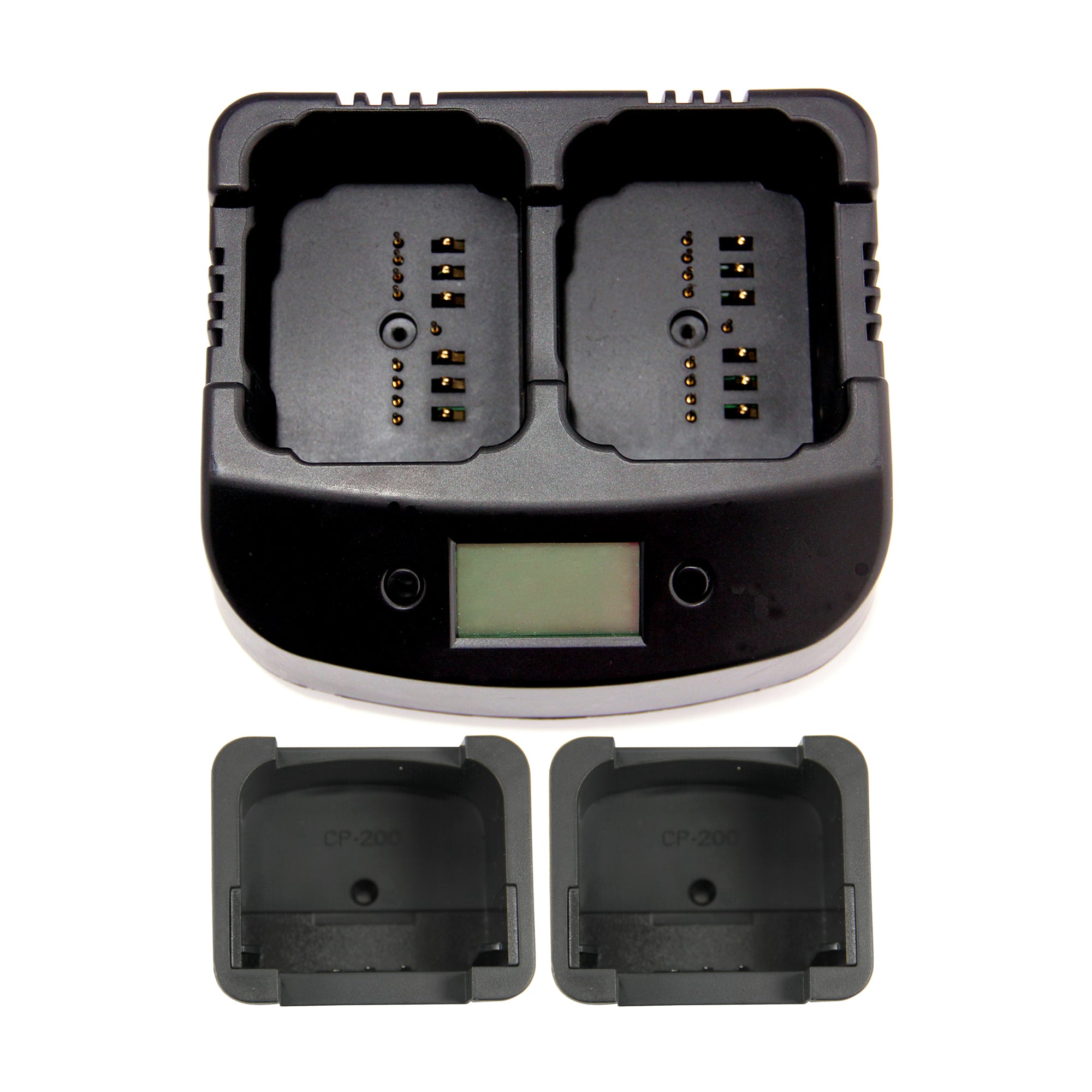 Two-Way Radio Dual Battery Charger for MOTOROLA Radio Batteries