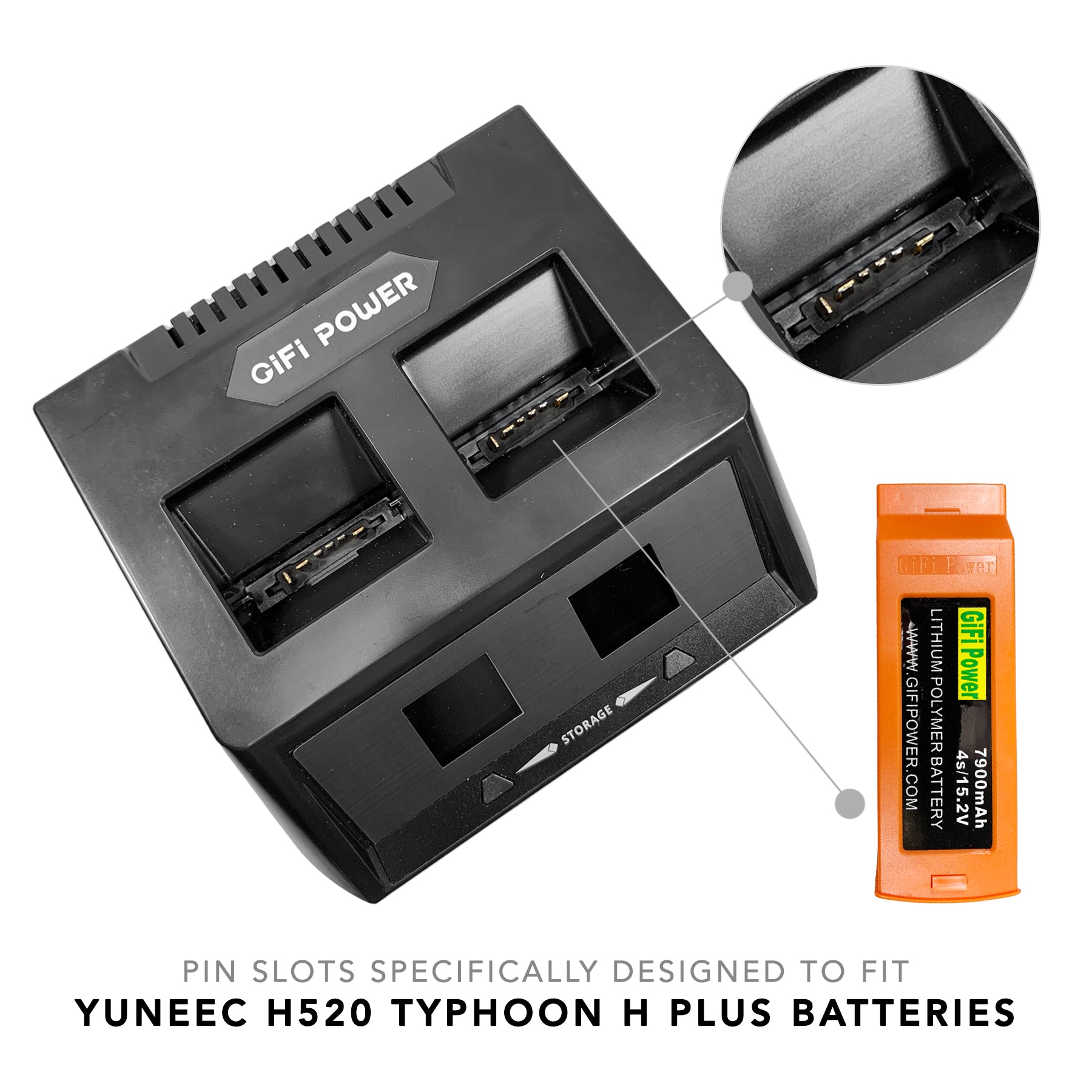 2-in-1 Fast Battery Balance Charger For YUNEEC H520 Typhoon H Plus Battery & Transmitter