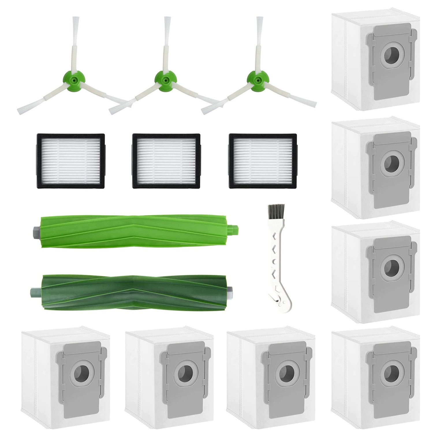 Replacement Accessories Kit Compatible for iRobot Roomba E Series E5 E6 i Series i1 i1+ i3 i3+ i4 i4+ i6 i6+ i7 i7+ i8 i8+ j Series j7 j7+ Robotics