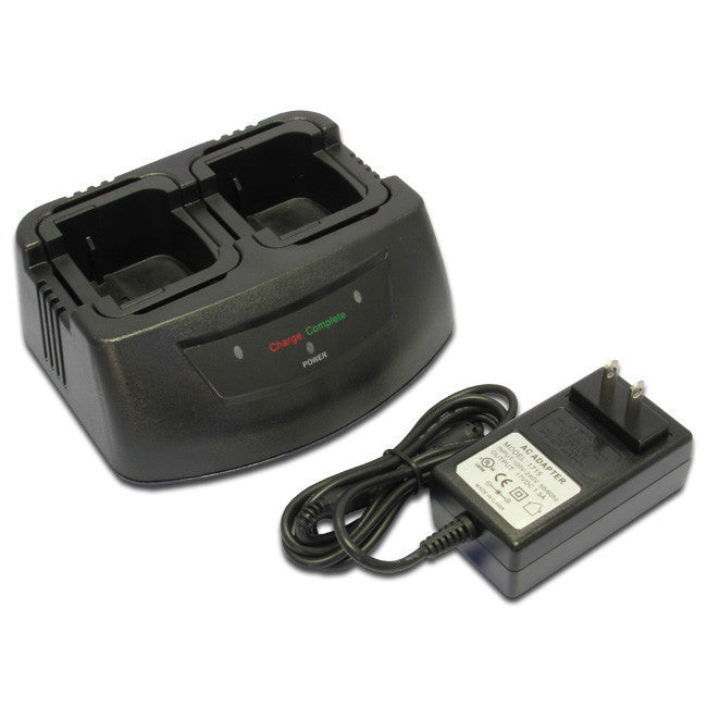 Two-Way Radio Dual Charger for KENWOOD  KNB-16, KNB-16A,  KNB-21, KNB-21N, KNB-22, KNB-22N