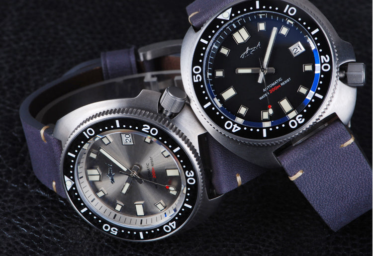 new arrival heimdallr titanium 6105 turtle dive watch