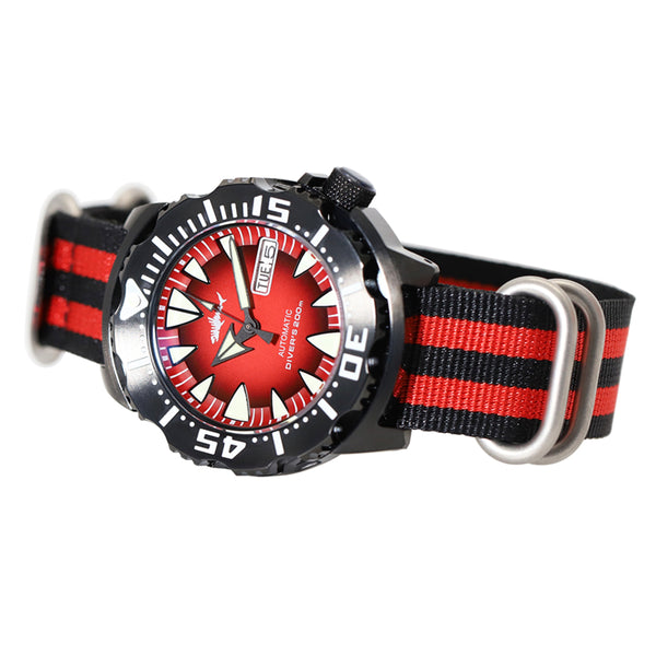 heimdallr black monster dive watch