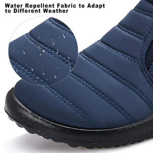 Winter Snow Boots Fur Lined Warm Ankle Boots Slip On Waterproof Outdoor Booties
