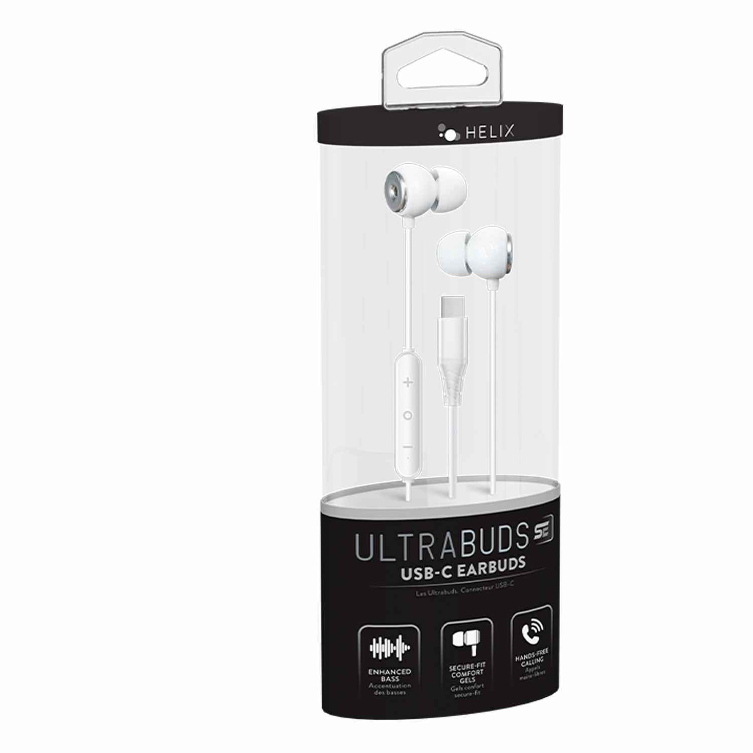 Helix/Retrak UltraBuds USB-C High Fidelity Earbuds