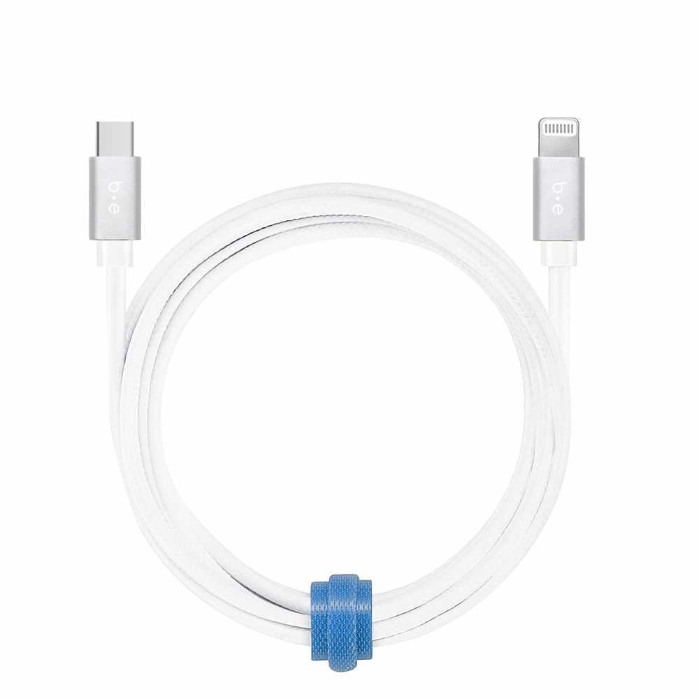 Blu Element Braided Charge/Sync USB-C to Lightning Cable 6ft