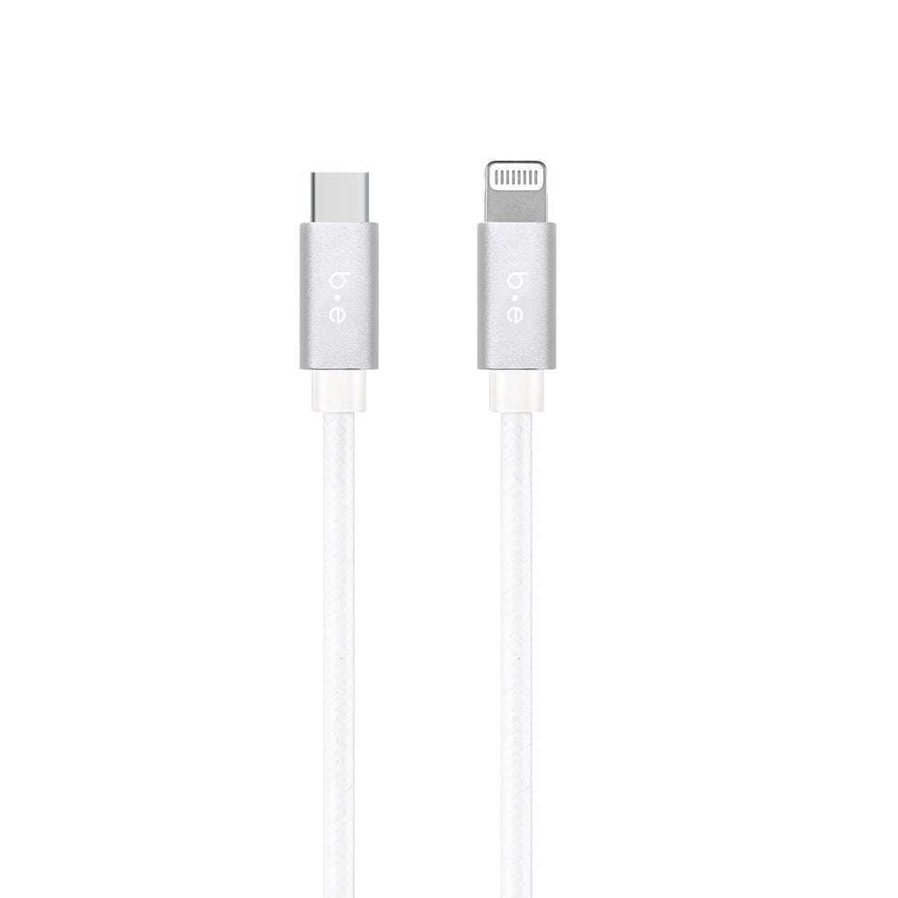 Blu Element Braided Charge/Sync USB-C to Lightning Cable 6ft