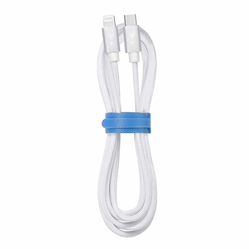 Blu Element Braided Charge/Sync USB-C to Lightning Cable 6ft