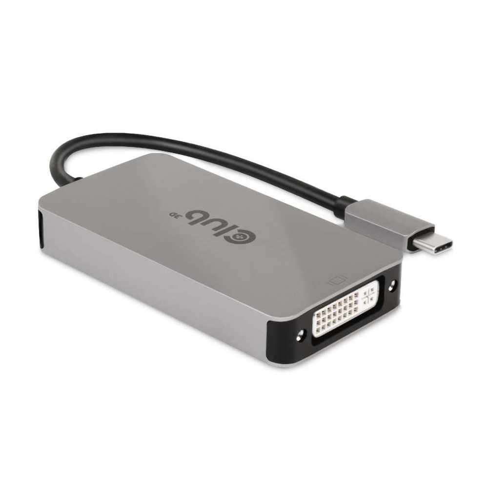 Club3D CAC1510 USB-C to DVI Dual Link Support 4K30HZ Resolutions