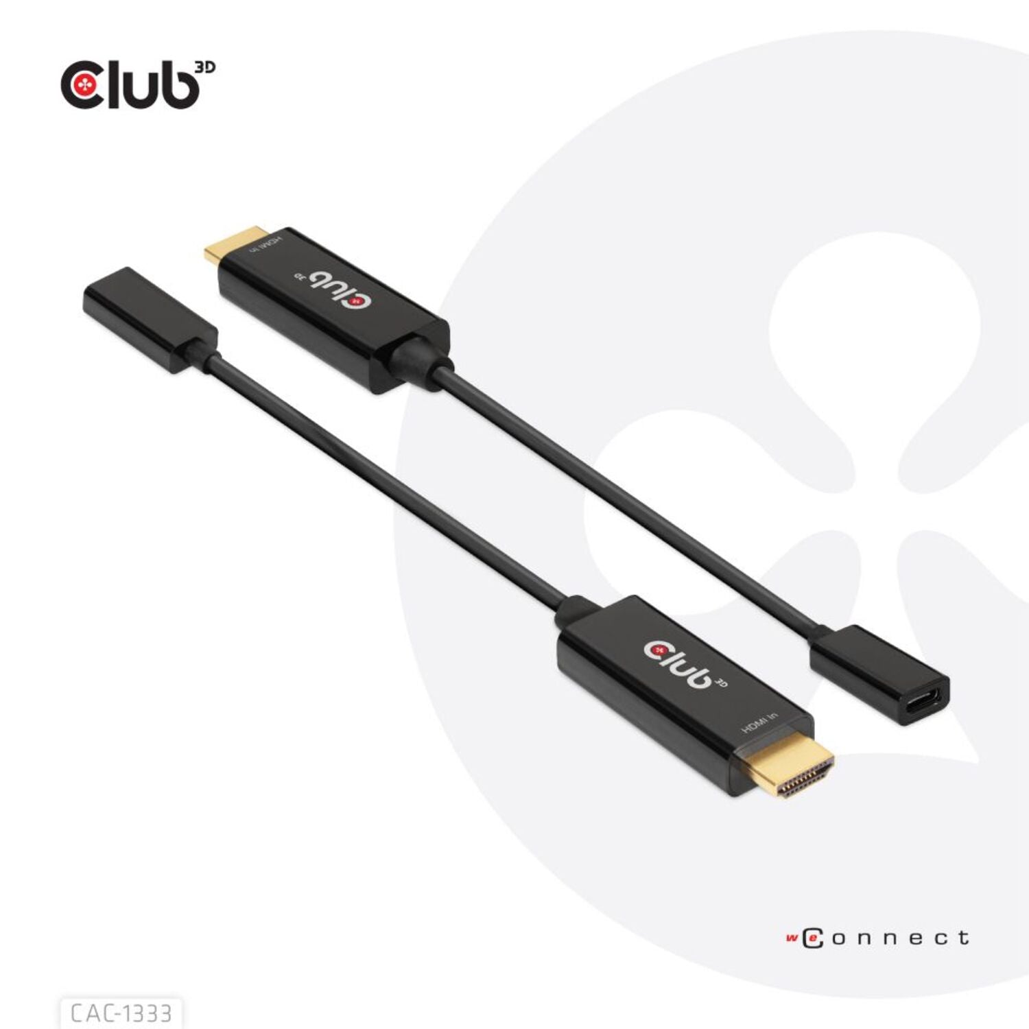 Club3D HDMI to USB-C 4K60Hz Active Adapter M/F