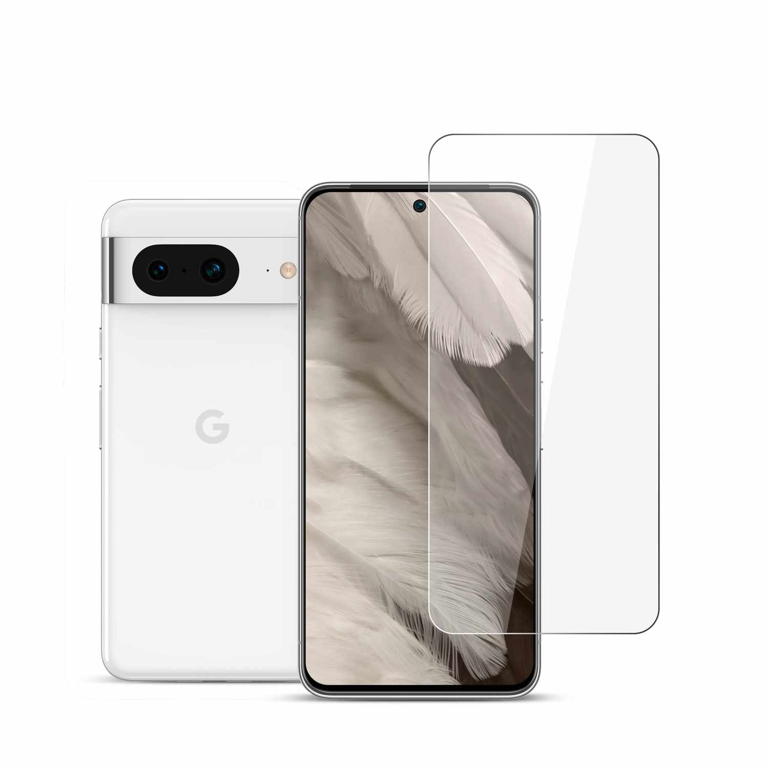 22 cases Tempered Glass Screen Protector Pixel 8