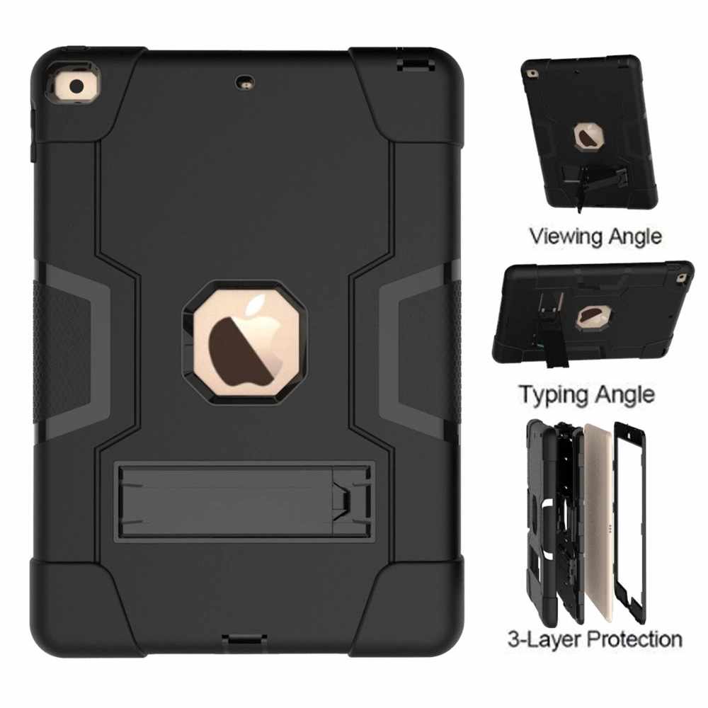 Bulk Packaging Rugged Case w/Kickstand iPad 10.2 2021/10.2 2020/10.2 2019