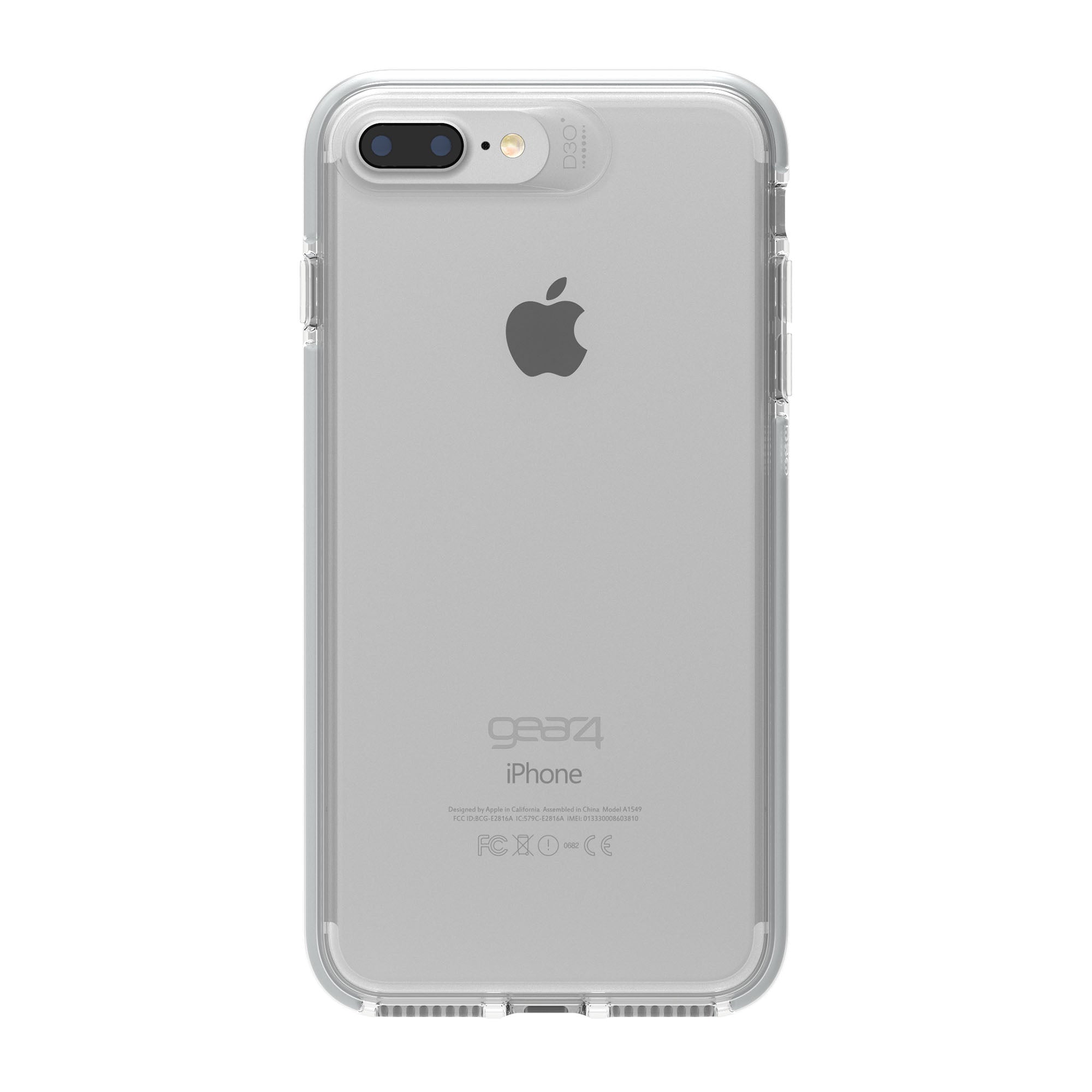 GEAR4 iPhone 8 Plus/7 Plus/6S Plus/6 Plus Gear4 D3O Clear/ Piccadilly case