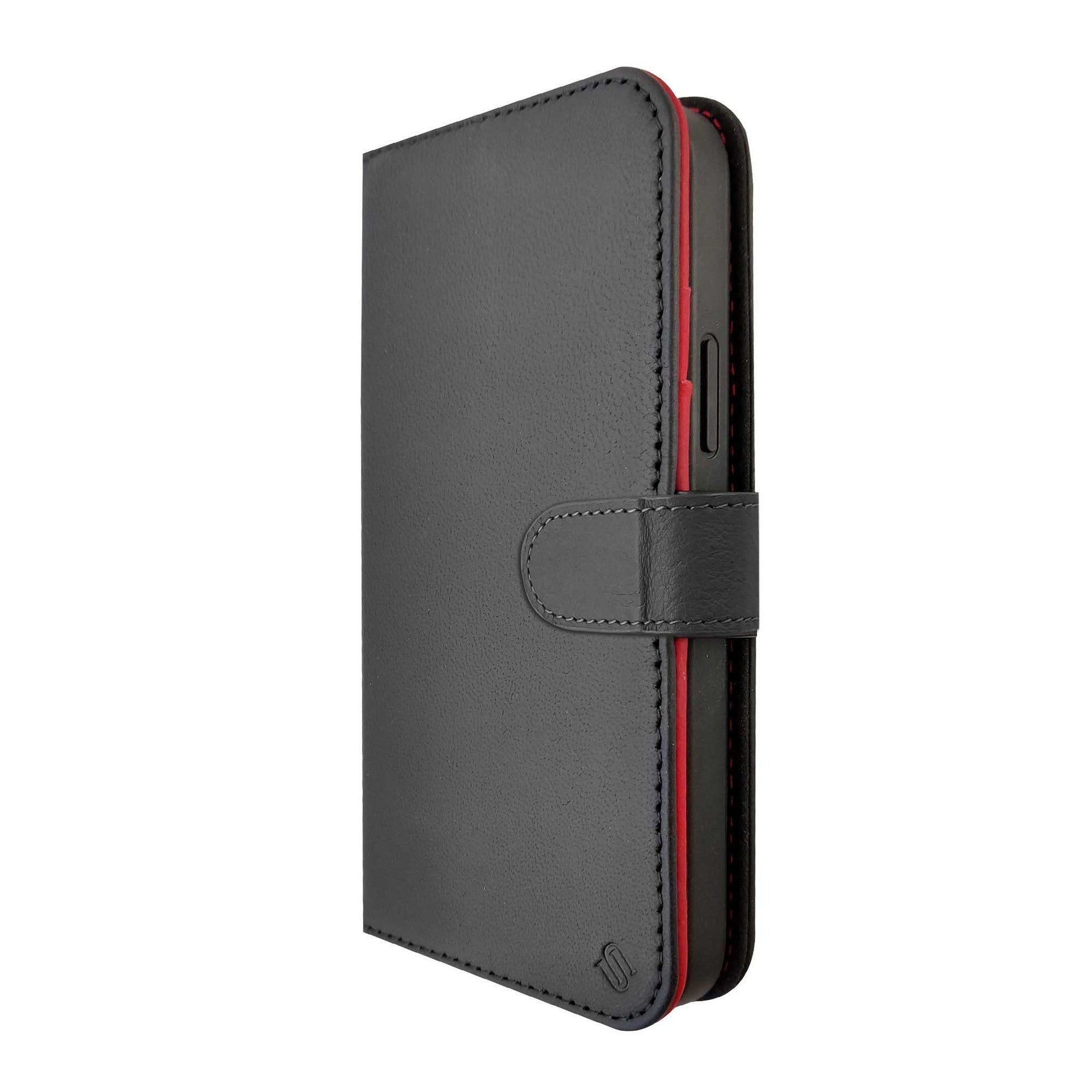 Uunique London iPhone 15 Plus/14 Plus Uunique 2-in-1 Leather Folio & Detachable Back MagSafe Case - /Red