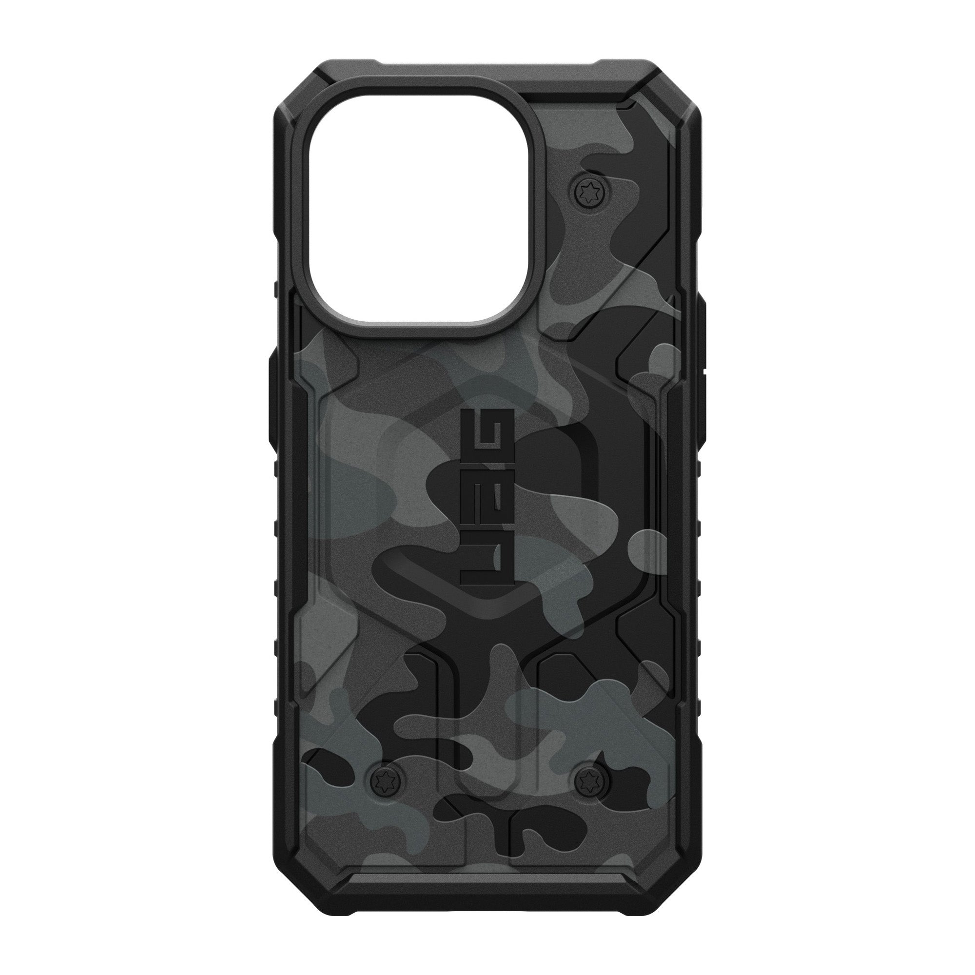 UAG Pathfinder SE MagSafe Case iPhone 15 Pro - Mdnight Camo