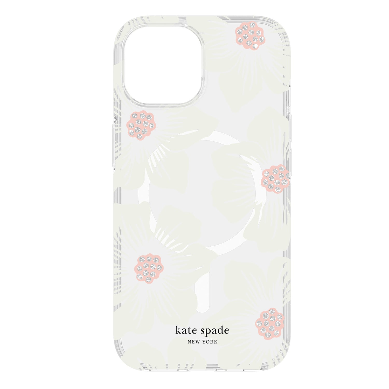 Kate Spade Protective Case for MagSafe iPhone 15/14/13 - Hollyhock Floral