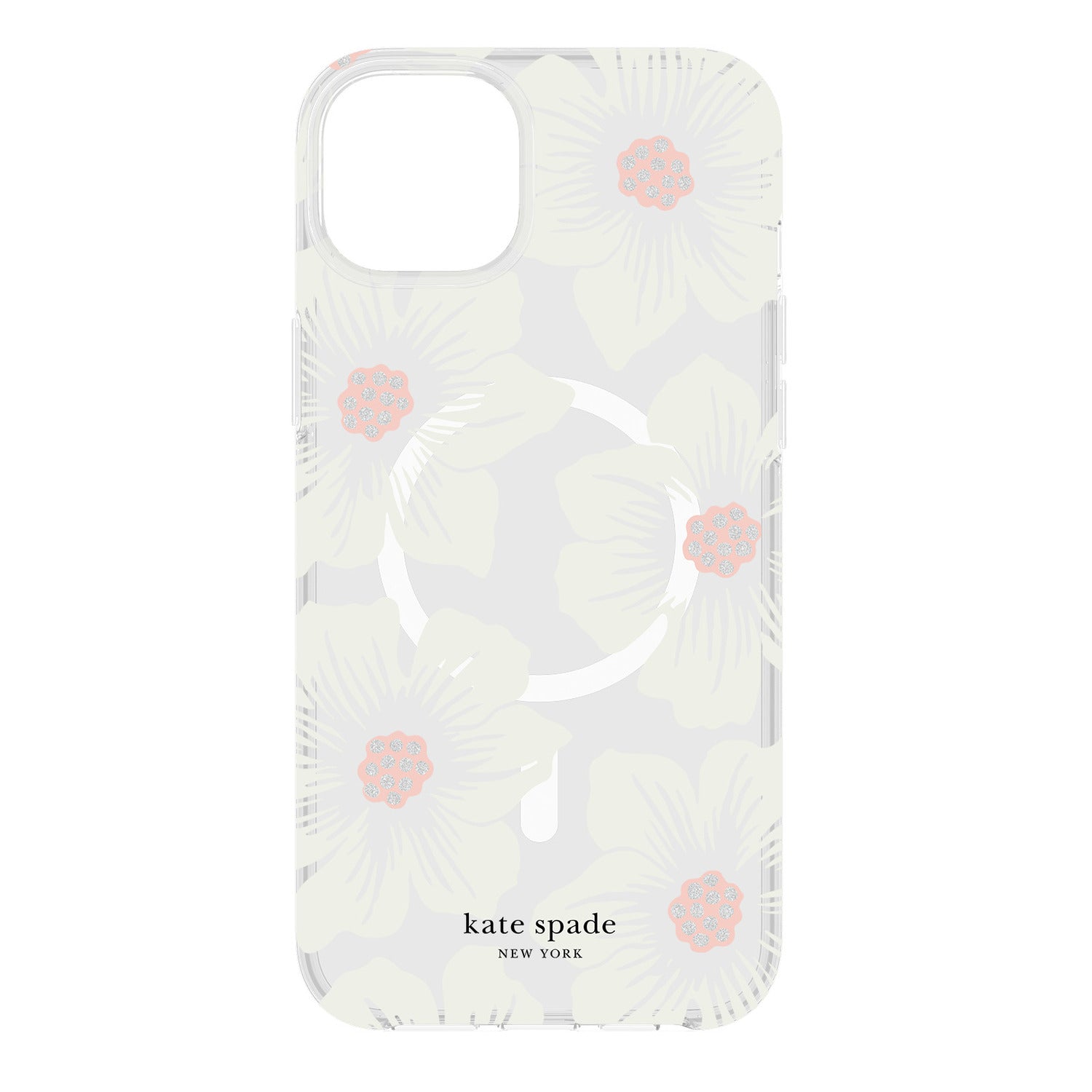 Kate Spade Protective Case for MagSafe iPhone 15 Plus/iPhone 14Plus - Hollyhock Floral