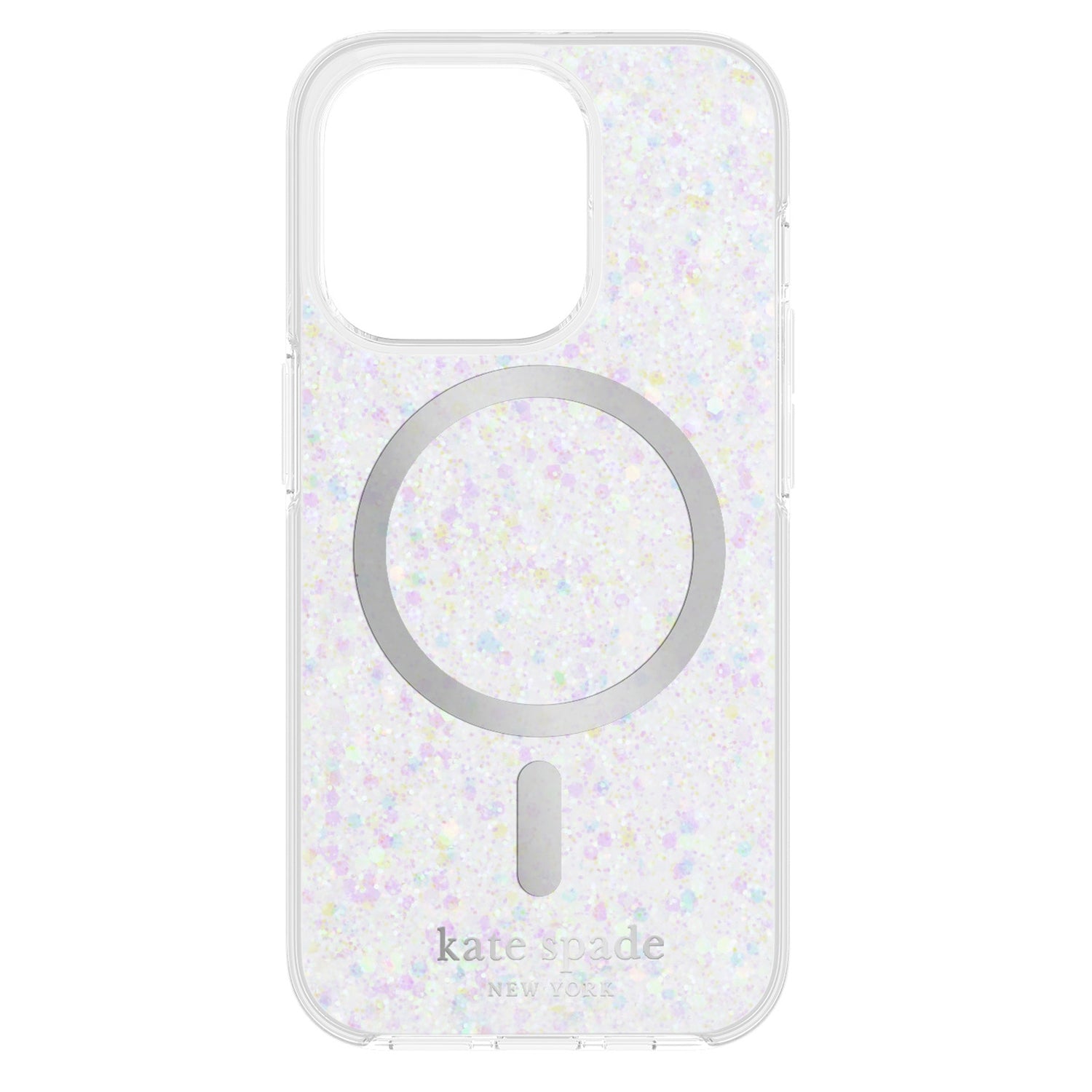 Kate Spade Protective Case for MagSafe iPhone 15 Pro Chunky Glitter
