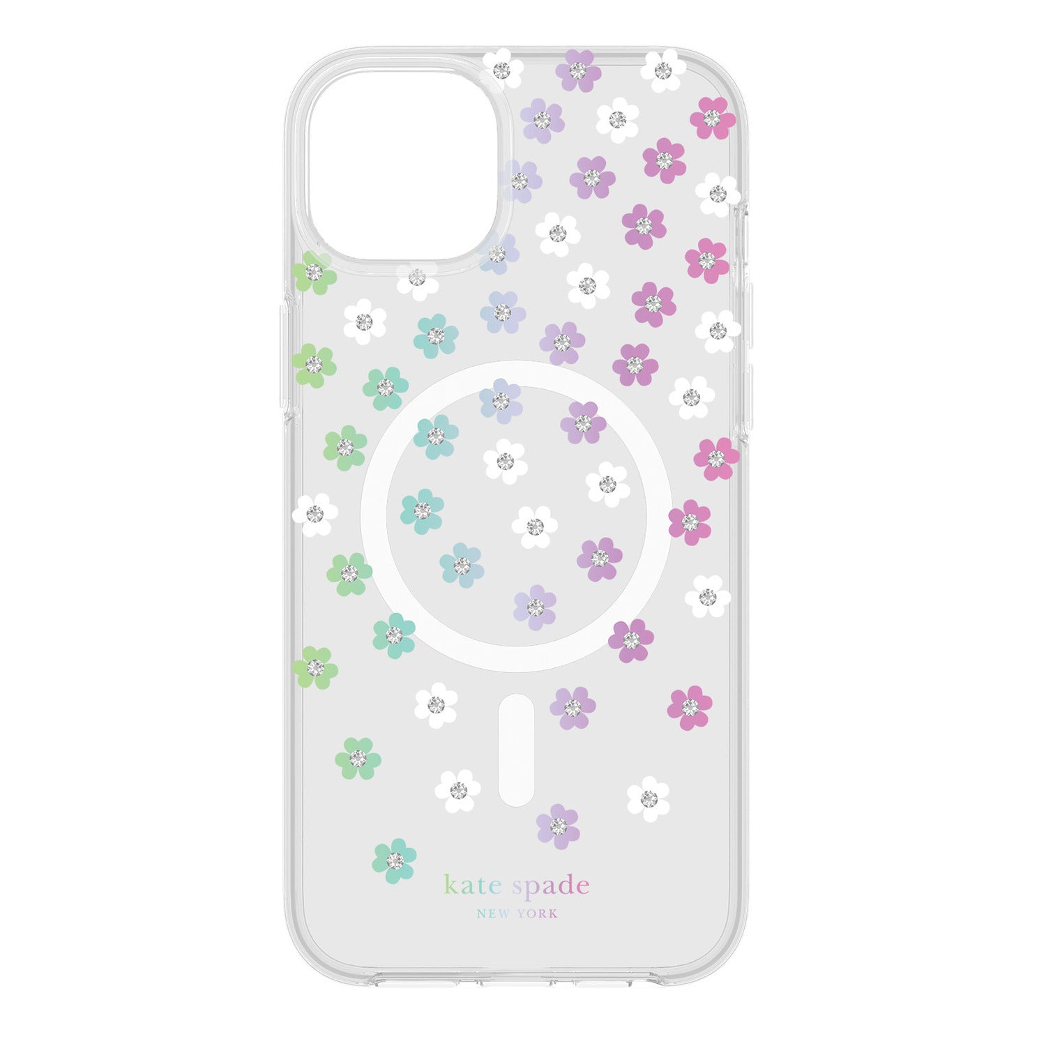 Kate Spade Protective Case for MagSafe iPhone 15 Plus/iPhone 14 Plus - Scattered Flowers