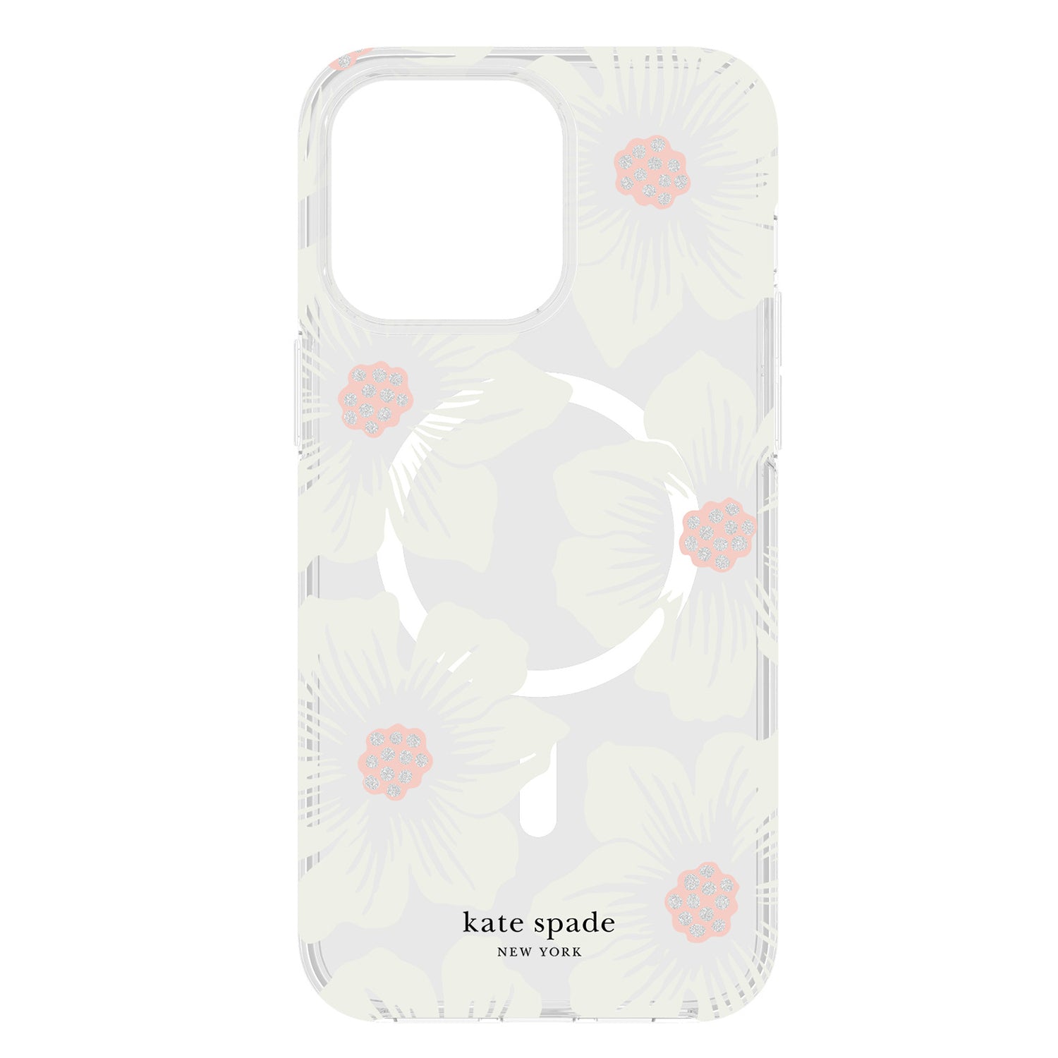 Kate Spade Protective Case for MagSafe iPhone 15 Pro Max Hollyhock Floral
