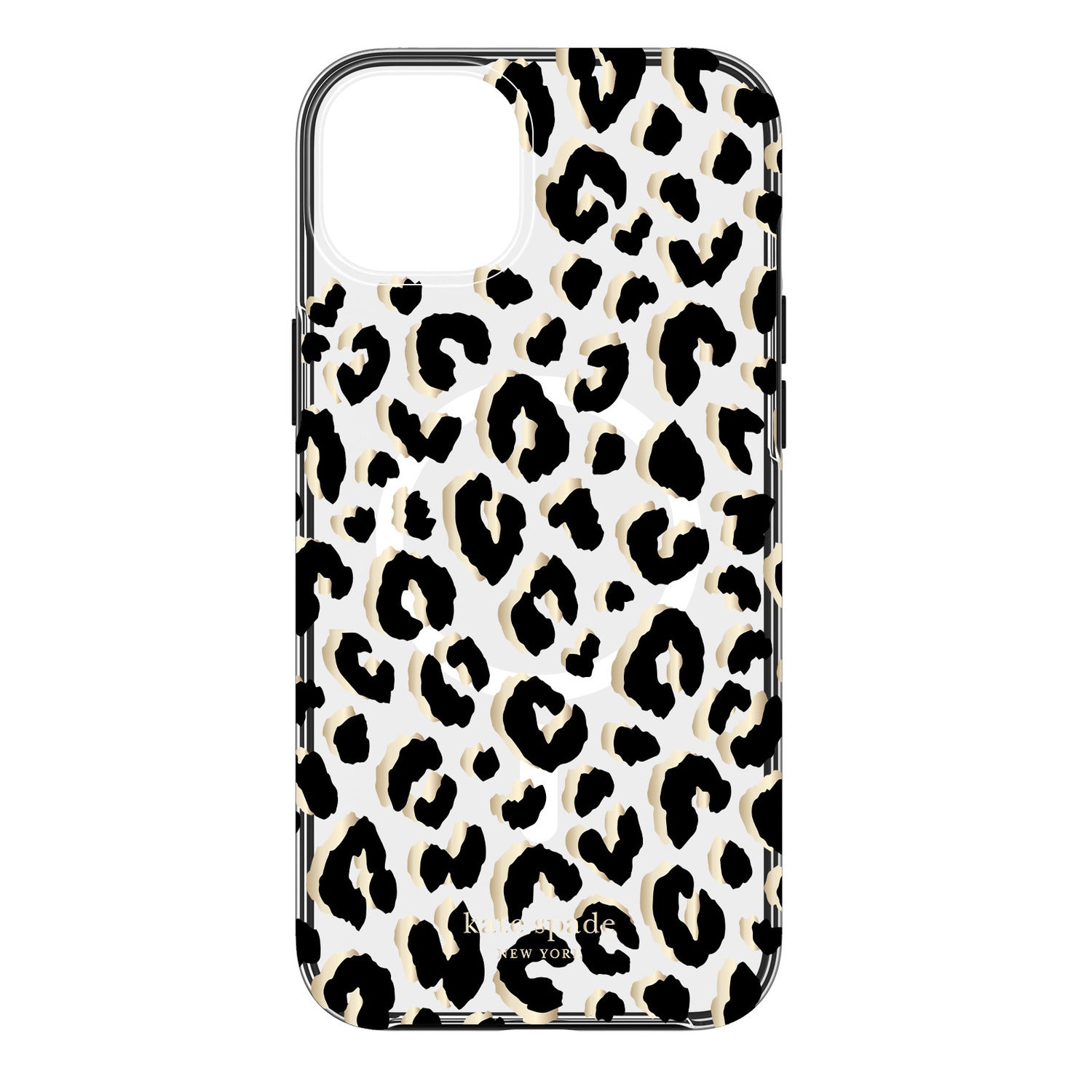 Kate Spade Protective Case for MagSafe iPhone 15 Plus - City Leopard