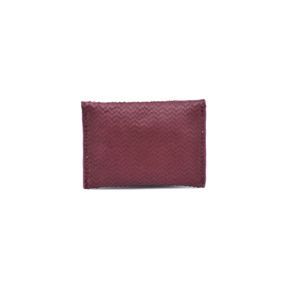 Elle Lizard Burgundy Wallet