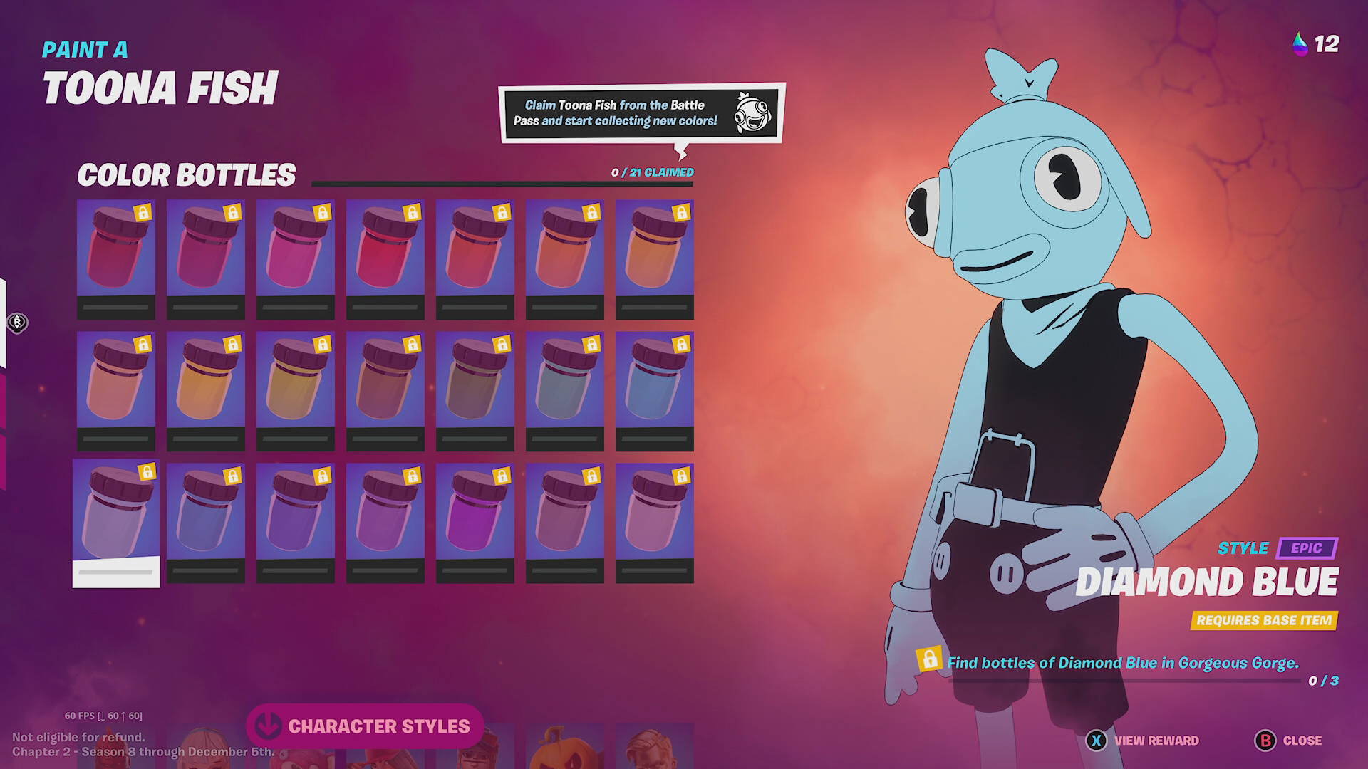 toona fish color bottles and rainbow ink locations in fortnite