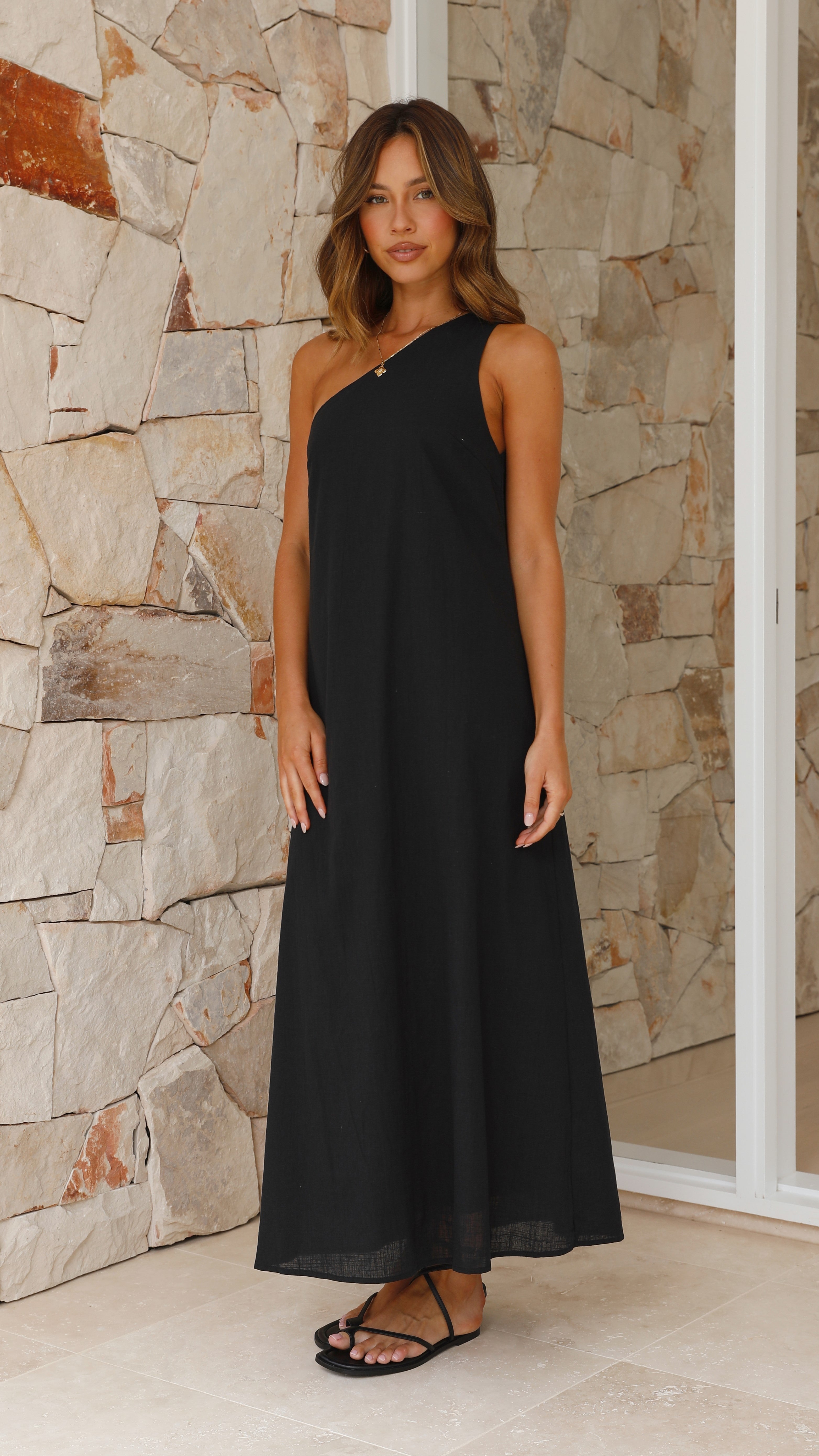 Stormi Maxi Dress - Black